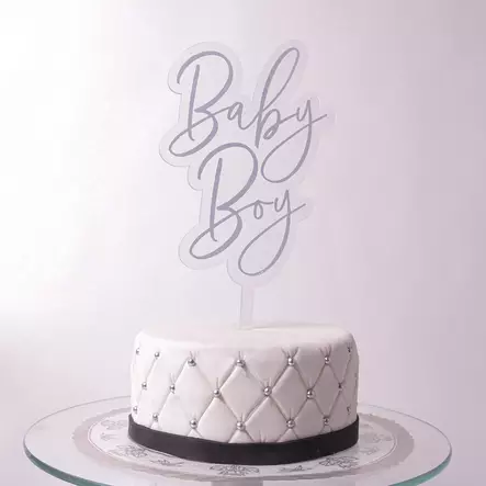 BABY BOY-KYLTTI - Valmiit kakkukoristeet - 0051 - 1