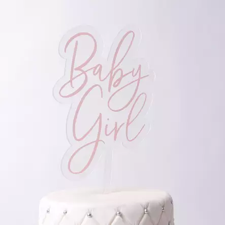 BABY GIRL-KYLTTI - Valmiit kakkukoristeet - 0052 - 2