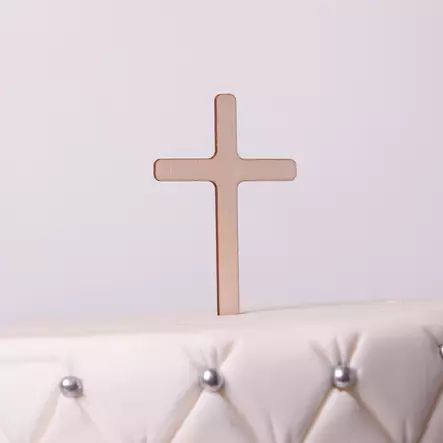 PUINEN RISTI-KAKUN KORISTE - Valmiit kakkukoristeet - 0042 - 2