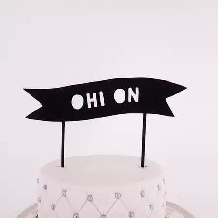 OHI ON -KYLTTI - Valmiit kakkukoristeet - 0055 - 2