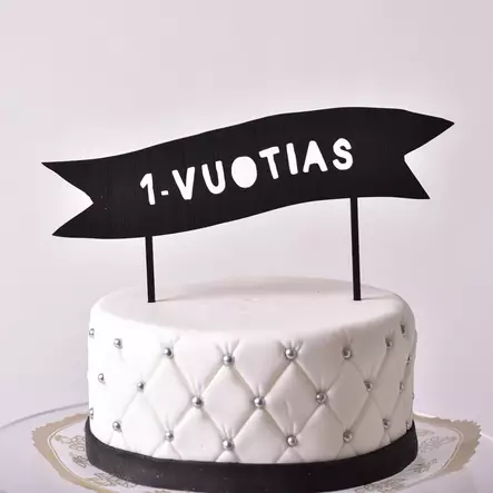 1-VUOTIAS- KYLTTI - Valmiit kakkukoristeet - 0047 - 1