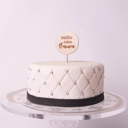 MEILLE TULEE VAUVA-KAKUN KORISTE - Valmiit kakkukoristeet - 0058 - 1